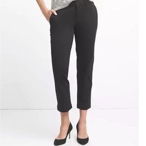 NWT Gap The Slim City Cropped Pants - Black - Size 16